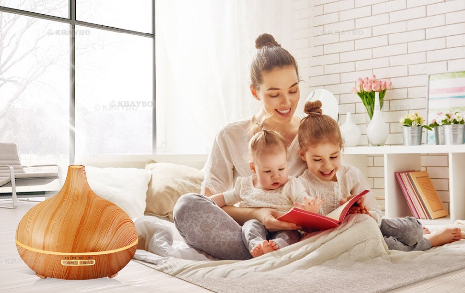 Creative Home Appliance Full Wood Grain Remote Control Aromatherapy Lamp Creative Home Appliance Full Wood Grain Remote Control Aromatherapy Lamp